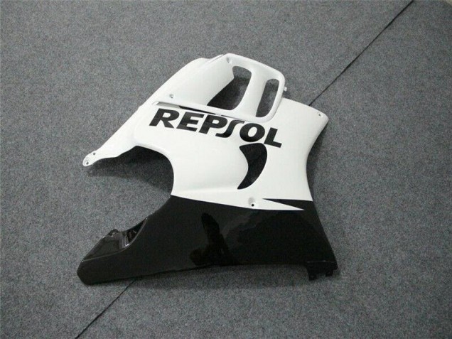 Blanc Noir Repsol Carénage Moto Honda CBR 600 F3 1995-1998 Blanc Noir Repsol Carénage Moto Honda CBR 600 F3 1995-1998