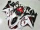 Blanc Noir Rouge Carénage Moto Kawasaki ZX6R 2007-2008 Blanc Noir Rouge Carénage Moto Kawasaki ZX6R 2007-2008