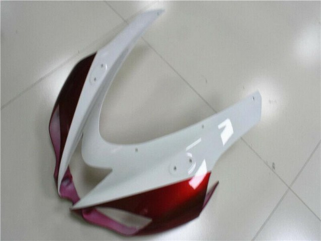 Blanc Noir Rouge Carénage Moto Kawasaki ZX6R 2007-2008 Blanc Noir Rouge Carénage Moto Kawasaki ZX6R 2007-2008