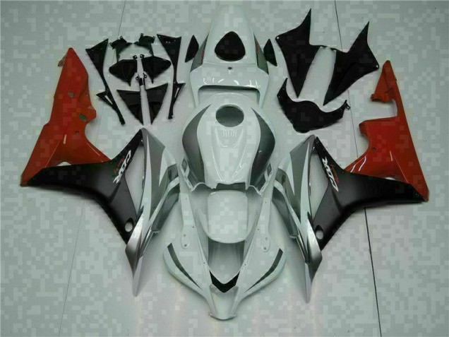 Blanc Noir Rouge Carrosserie Moto Honda CBR 600 RR 2007-2008 Blanc Noir Rouge Carrosserie Moto Honda CBR 600 RR 2007-2008