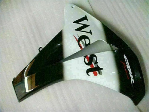 Blanc Noir West Carénage Moto Honda CBR 1000 RR 2008-2011 Blanc Noir West Carénage Moto Honda CBR 1000 RR 2008-2011