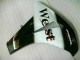 Blanc Noir West Carénage Moto Honda CBR 1000 RR 2008-2011 Blanc Noir West Carénage Moto Honda CBR 1000 RR 2008-2011