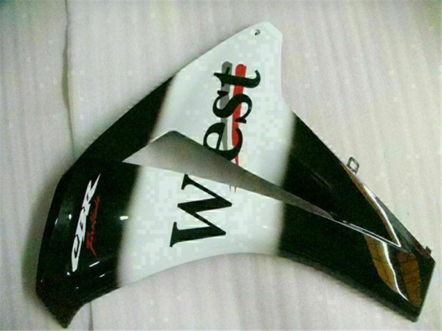 Blanc Noir West Carénage Moto Honda CBR 1000 RR 2008-2011 Blanc Noir West Carénage Moto Honda CBR 1000 RR 2008-2011