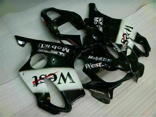 Blanc Noir West Carénage Moto Honda CBR 600 F4i 2001-2003 Blanc Noir West Carénage Moto Honda CBR 600 F4i 2001-2003
