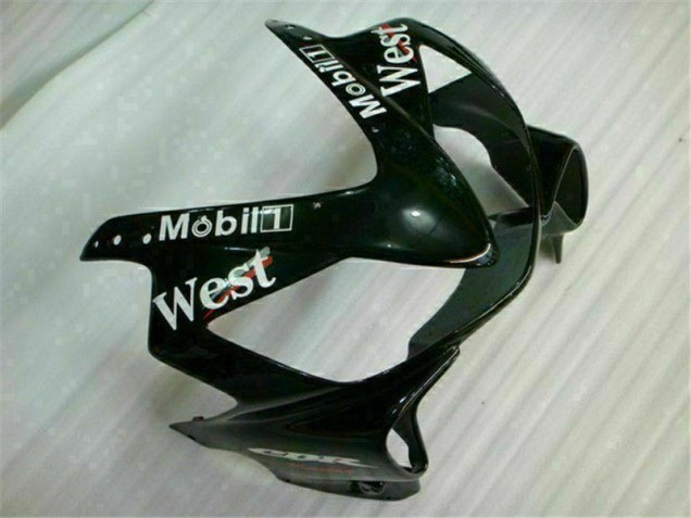 Blanc Noir West Carénage Moto Honda CBR 600 F4i 2001-2003 Blanc Noir West Carénage Moto Honda CBR 600 F4i 2001-2003