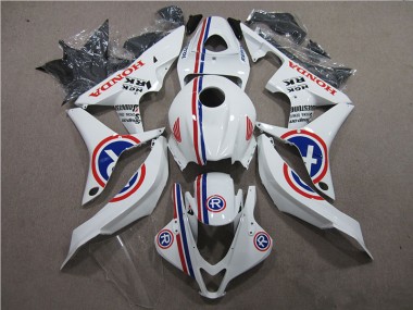 Blanc R Carénage Moto Honda CBR 600 RR 2007-2008