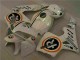 Blanc Repsol Carénage Moto Honda CBR 600 RR 2005-2006 Blanc Repsol Carénage Moto Honda CBR 600 RR 2005-2006