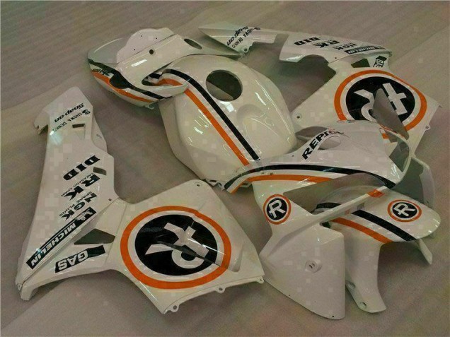 Blanc Repsol Carénage Moto Honda CBR 600 RR 2005-2006 Blanc Repsol Carénage Moto Honda CBR 600 RR 2005-2006