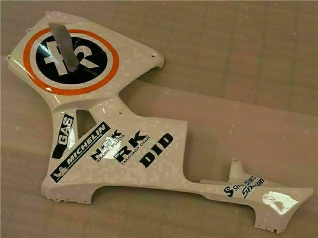 Blanc Repsol Carénage Moto Honda CBR 600 RR 2005-2006 Blanc Repsol Carénage Moto Honda CBR 600 RR 2005-2006