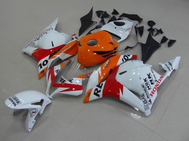 Blanc Repsol Carénage Moto Honda CBR 600 RR 2009-2012
