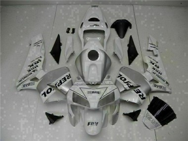Blanc Repsol Carénages Moto Honda CBR 600 RR 2003-2004