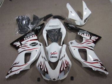 Blanc Requin Carénage Moto Yamaha R1 1998-1999