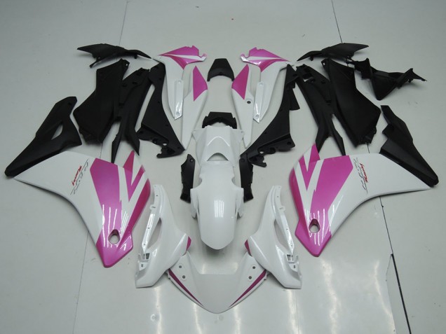 Blanc Rose Carénage Moto Honda CBR 250 RR 2011-2013 Blanc Rose Carénage Moto Honda CBR 250 RR 2011-2013