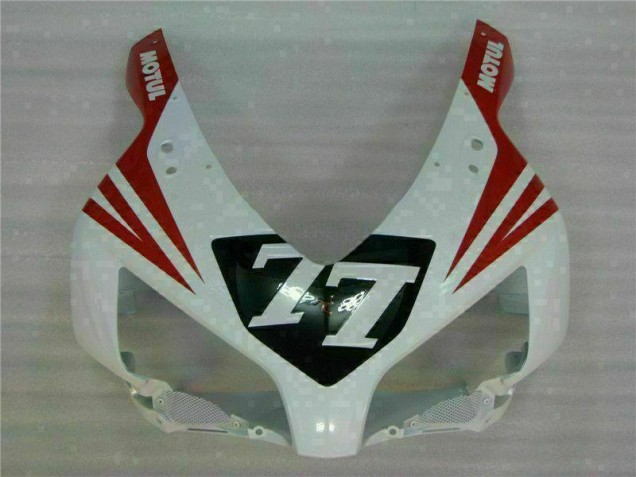 Blanc Rouge 77 Carénage Moto Honda CBR 1000 RR 2004-2005 Blanc Rouge 77 Carénage Moto Honda CBR 1000 RR 2004-2005