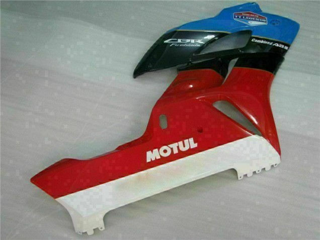 Blanc Rouge 77 Carénage Moto Honda CBR 1000 RR 2004-2005 Blanc Rouge 77 Carénage Moto Honda CBR 1000 RR 2004-2005
