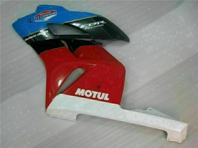 Blanc Rouge 77 Carénage Moto Honda CBR 1000 RR 2004-2005 Blanc Rouge 77 Carénage Moto Honda CBR 1000 RR 2004-2005