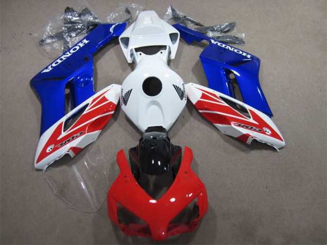 Blanc Rouge Bleu Carénage Moto Honda CBR 1000 RR 2004-2005 Blanc Rouge Bleu Carénage Moto Honda CBR 1000 RR 2004-2005