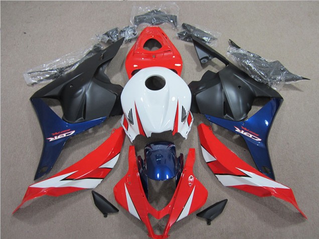 Blanc Rouge Bleu Carénage Moto Honda CBR 600 RR 2009-2012 Blanc Rouge Bleu Carénage Moto Honda CBR 600 RR 2009-2012