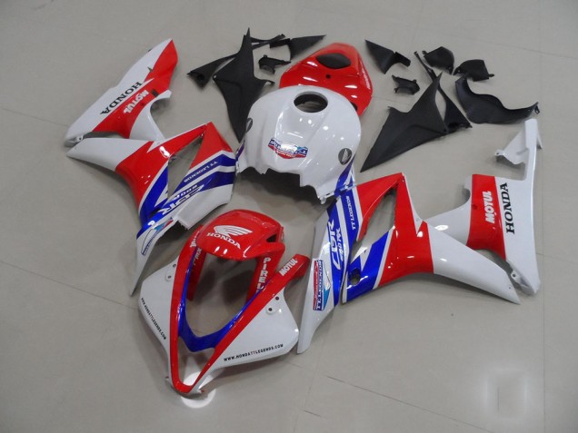 Blanc Rouge Bleu Motul Carénage Moto Honda CBR 600 RR 2007-2008 Blanc Rouge Bleu Motul Carénage Moto Honda CBR 600 RR 2007-2008