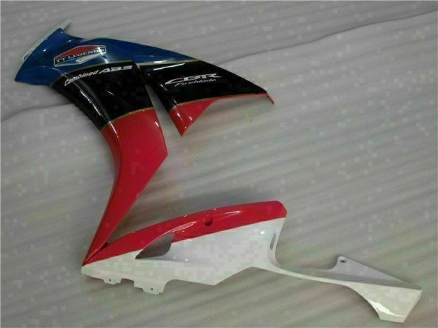 Blanc Rouge Carénage Moto Honda CBR 1000 RR 2012-2016