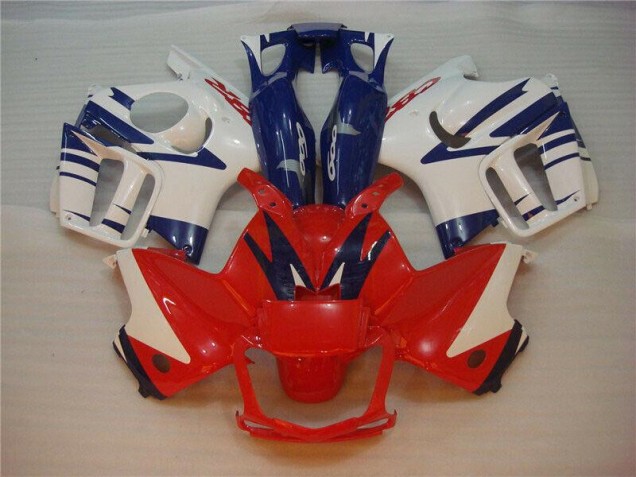 Blanc Rouge Carénage Moto Honda CBR 600 F3 1995-1998