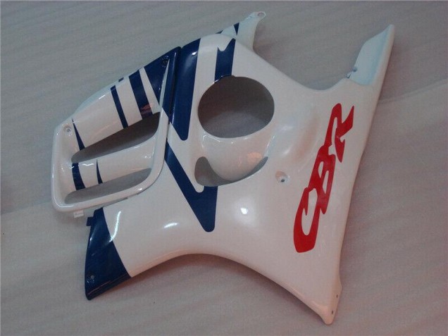 Blanc Rouge Carénage Moto Honda CBR 600 F3 1995-1998