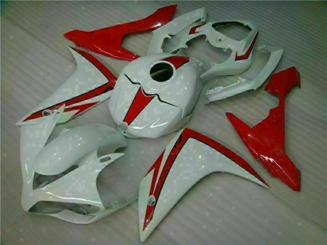 Blanc Rouge Carénage Moto Yamaha R1 2007-2008 Blanc Rouge Carénage Moto Yamaha R1 2007-2008