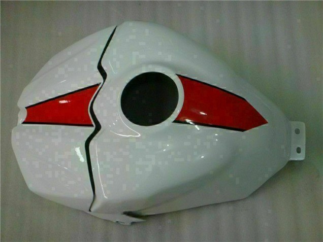 Blanc Rouge Carénage Moto Yamaha R1 2007-2008 Blanc Rouge Carénage Moto Yamaha R1 2007-2008