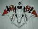 Blanc Rouge Carénage Moto Yamaha R1 2009-2011 Blanc Rouge Carénage Moto Yamaha R1 2009-2011