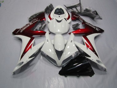 Blanc Rouge Carénages Moto Honda CBR 1000 RR 2004-2005