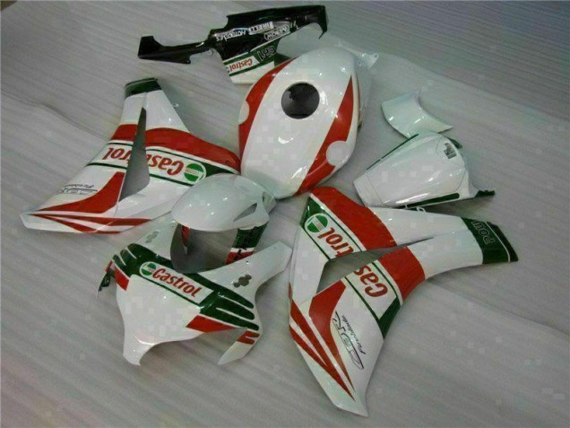 Blanc Rouge Carénages Moto Honda CBR 1000 RR 2008-2011 Blanc Rouge Carénages Moto Honda CBR 1000 RR 2008-2011