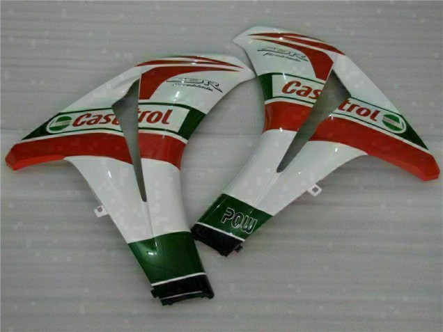 Blanc Rouge Carénages Moto Honda CBR 1000 RR 2008-2011 Blanc Rouge Carénages Moto Honda CBR 1000 RR 2008-2011