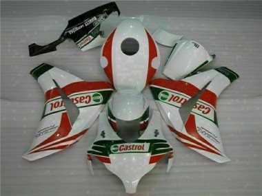 Blanc Rouge Carénages Moto Honda CBR 1000 RR 2008-2011