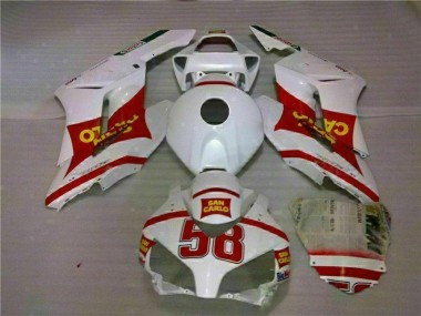 Blanc Rouge Carrosserie Moto Honda CBR 1000 RR 2004-2005