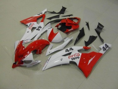 Blanc Rouge Coca Cola Zero 44 Carénage Moto Yamaha R6 2008-2016