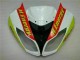 Blanc Rouge H. Énergie Carénage Moto Kawasaki ZX6R 2009-2012 Blanc Rouge H. Énergie Carénage Moto Kawasaki ZX6R 2009-2012