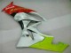 Blanc Rouge H. Énergie Carénage Moto Kawasaki ZX6R 2009-2012 Blanc Rouge H. Énergie Carénage Moto Kawasaki ZX6R 2009-2012