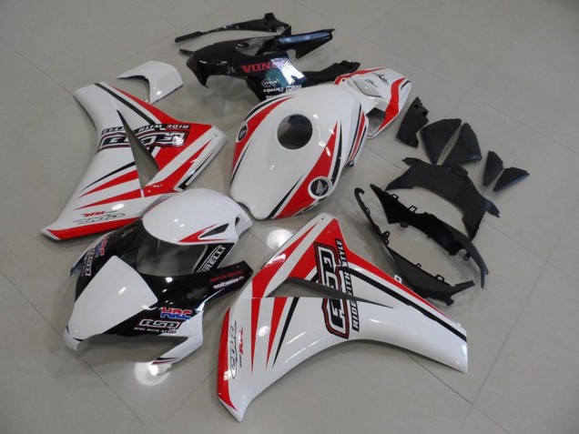 Blanc Rouge HRC Carénage Moto Honda CBR 1000 RR 2008-2011 Blanc Rouge HRC Carénage Moto Honda CBR 1000 RR 2008-2011