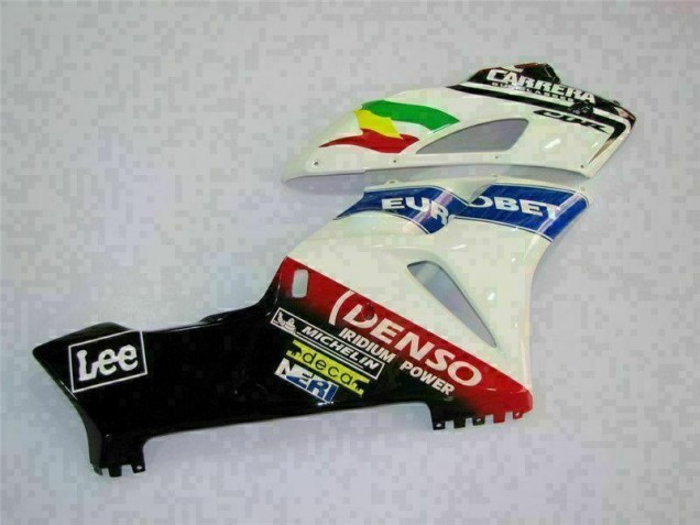 Blanc Rouge Kit Carénages Motos Complet Honda CBR 1000 RR 2004-2005 Blanc Rouge Kit Carénages Motos Complet Honda CBR 1000 RR 2004-2005