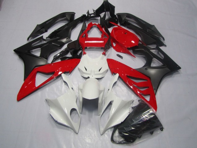 Blanc Rouge Noir Carénage Moto BMW S1000RR 2009-2014 Blanc Rouge Noir Carénage Moto BMW S1000RR 2009-2014