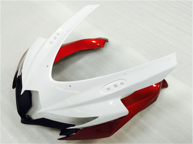 Blanc Rouge Noir Carénage Moto Suzuki GSXR 600 / 750 K8 2008-2010 Blanc Rouge Noir Carénage Moto Suzuki GSXR 600 / 750 K8 2008-2010