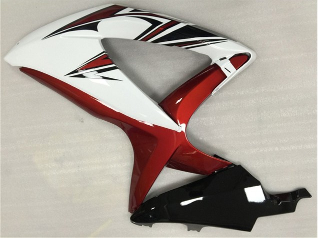 Blanc Rouge Noir Carénage Moto Suzuki GSXR 600 / 750 K8 2008-2010 Blanc Rouge Noir Carénage Moto Suzuki GSXR 600 / 750 K8 2008-2010