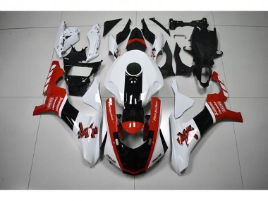 Blanc Rouge Noir Carénage Moto Yamaha R1 2015-2019