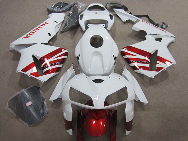 Blanc Rouge Noir Carénages Moto Honda CBR 1000 RR 2004-2005 Blanc Rouge Noir Carénages Moto Honda CBR 1000 RR 2004-2005