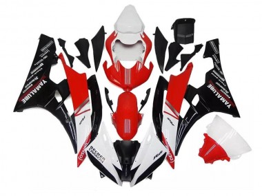 Blanc Rouge Noir Carénages Moto Yamaha R6 2006-2007