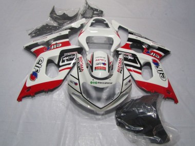 Blanc Rouge Rizoma Playboy Carénage Moto Suzuki GSXR 1000 K1 2000-2002