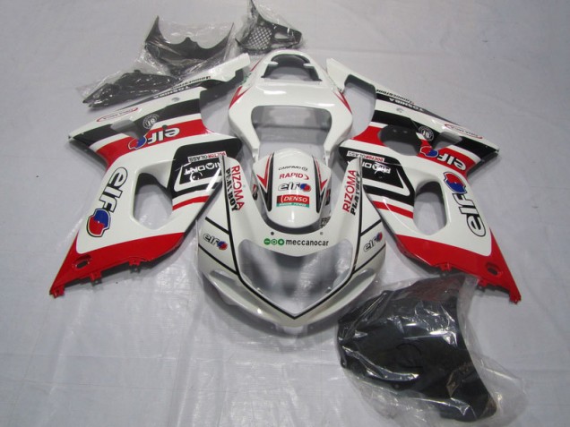 Blanc Rouge Rizoma Playboy Carénage Moto Suzuki GSXR 1000 K1 2000-2002 Blanc Rouge Rizoma Playboy Carénage Moto Suzuki GSXR 1000 K1 2000-2002
