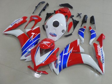 Blanc Rouge TT Legend Carénage Moto Honda CBR 1000 RR 2012-2016