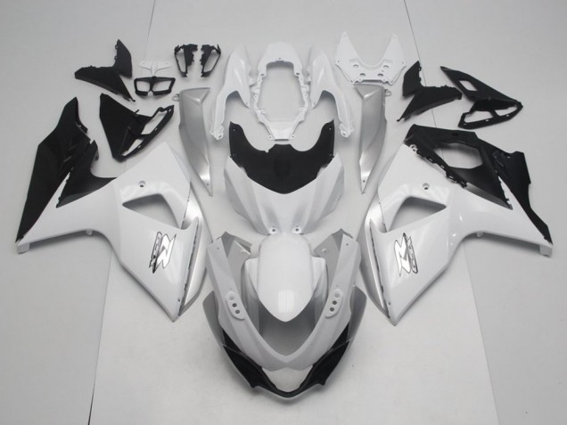 Blanc Style OEM Carénage Moto Suzuki GSXR 1000 K9 2009-2016 Blanc Style OEM Carénage Moto Suzuki GSXR 1000 K9 2009-2016