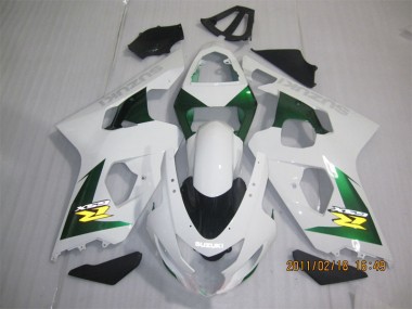 Blanc Vert Carénage Moto Suzuki GSXR 600 K4 2004-2005